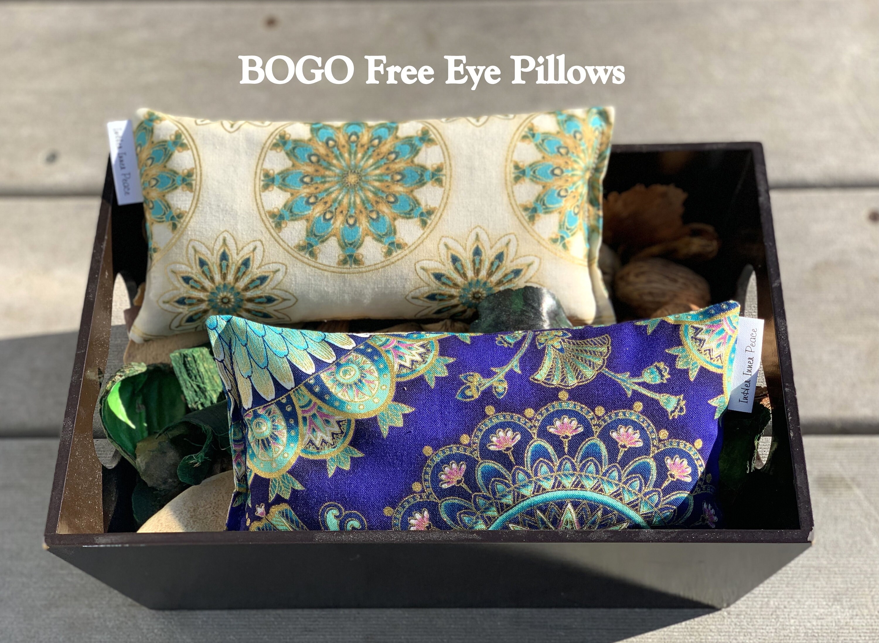 BOGO Eye Pillows Yoga Pillow Sleep Aid Weighted Eye Pillow Etsy