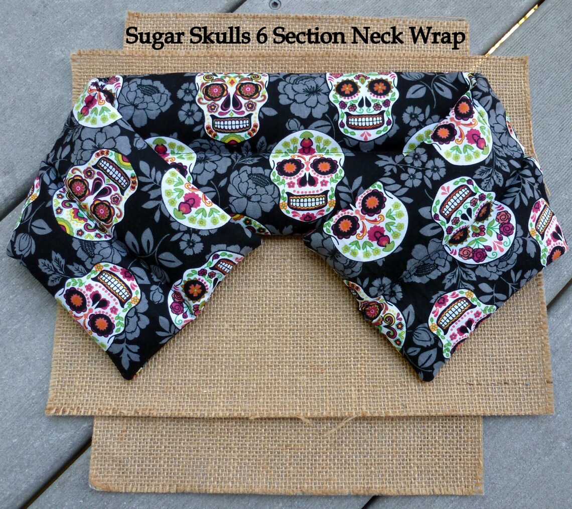 Neck Pillow Heating Pad Microwavable Hot Cold Therapy Wrap Etsy Canada