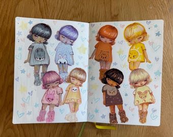 Skzoocuties 8.5x 11 Fine Art Print