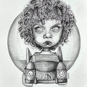 Mini Me 5x7 Fine Art Print on Archival Paper