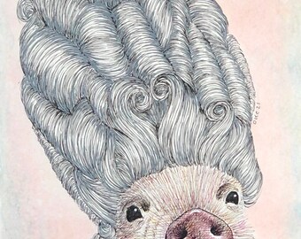 Regency Realness Dragimal Fine Art Print 5x7