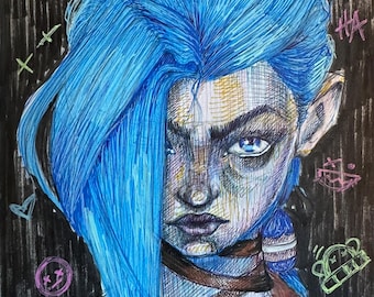 Jinx Jinx Jinx 5x7 Fine Art Print on Archival Paper