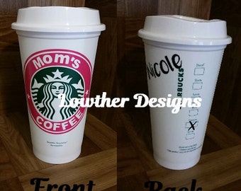 Personalized Starbucks Mug/Personalized Coffee Cup/Keto/Christmas gift/Travel Mug/Wedding gift/Gift for Mom/Teacher/Valentines Gift
