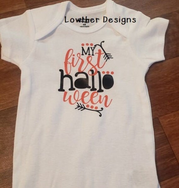 my first halloween onesie girl