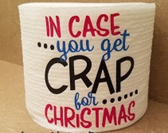 Gag Gift Toilet Paper Roll: Funny Christmas Stocking Stuffer