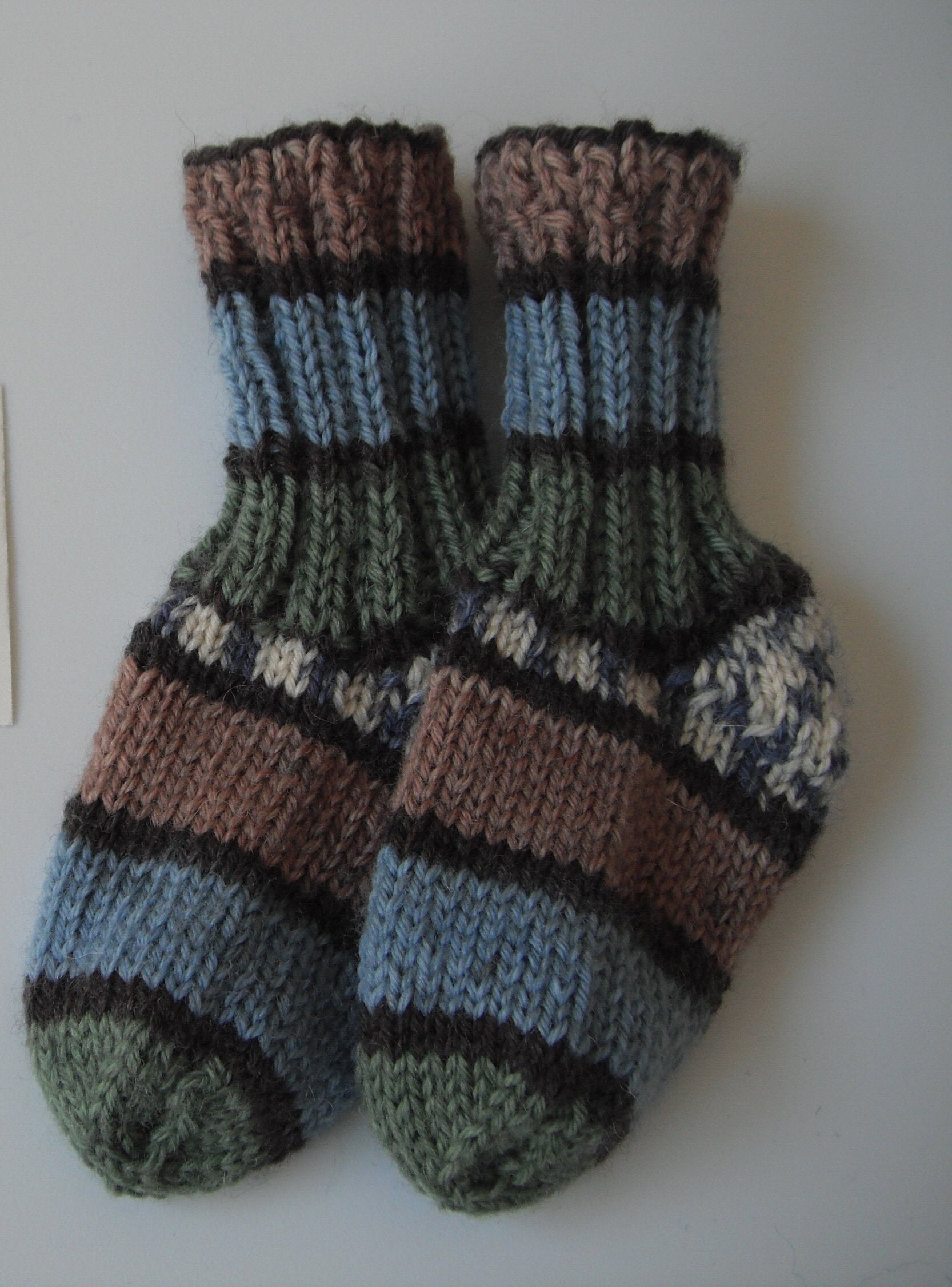 Hand knit infant socks ISMG14 Etsy