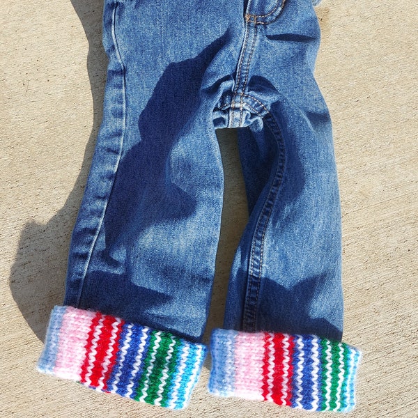 Chucky striped pant cuffs