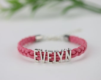 Custom name bracelet Personalized jewelry Gift for daughter Birthday gift Summer bracelet Custom name jewelry Girls br