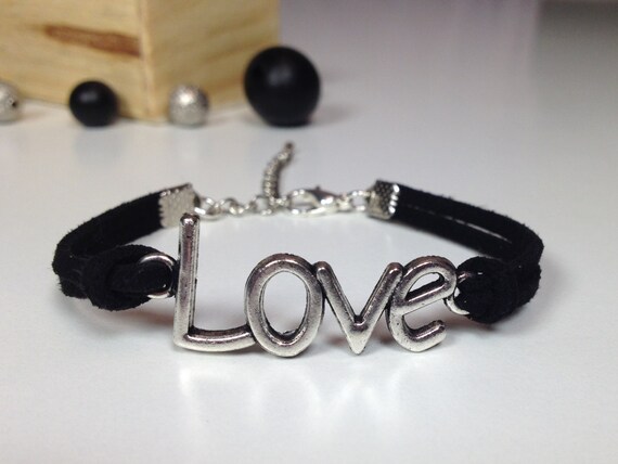 Maroon Leather Bracelet ,To my soulmate bracelet, Valentines Day,messa –  TINMICO