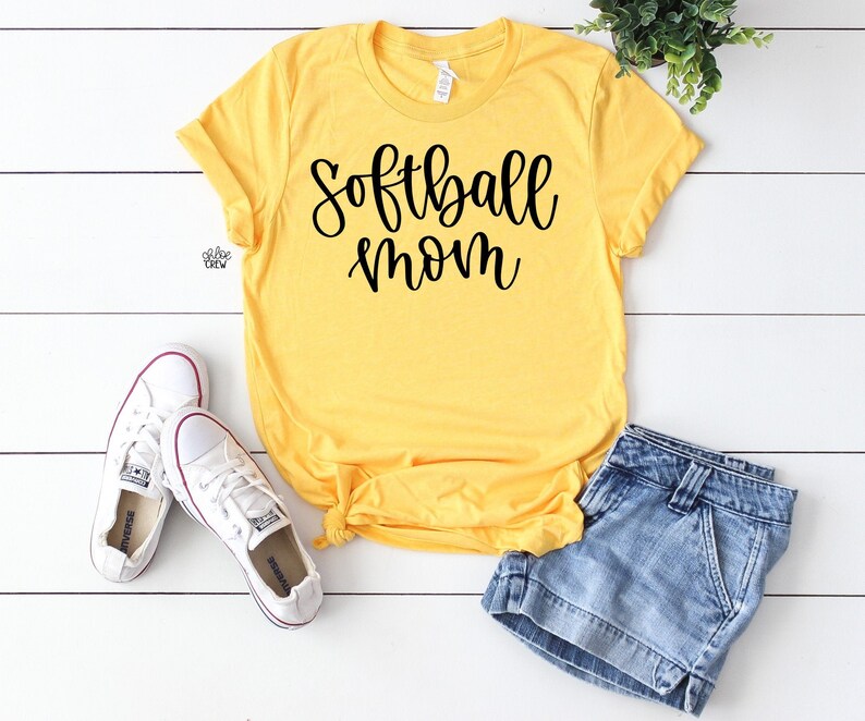 Sports Mom Shirt Unisex Shirt | Softball Shirt Softball Mom Shirt Softball Lover Gift