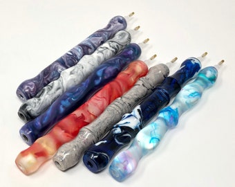 Diamond painting pen, Monthly subscription, Mystery grab bag, resin, stylus pen, made to order on the lathe, drill pen, handmade, tool