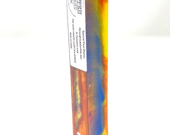 Handmade Diamond painting pen, orange, yellow, multi colors special pour, stylus pen, Handturned, resin