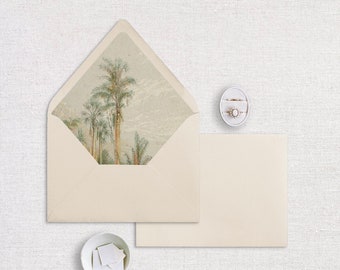 Fine Art Palm Tree Envelope Liner, Set of 25