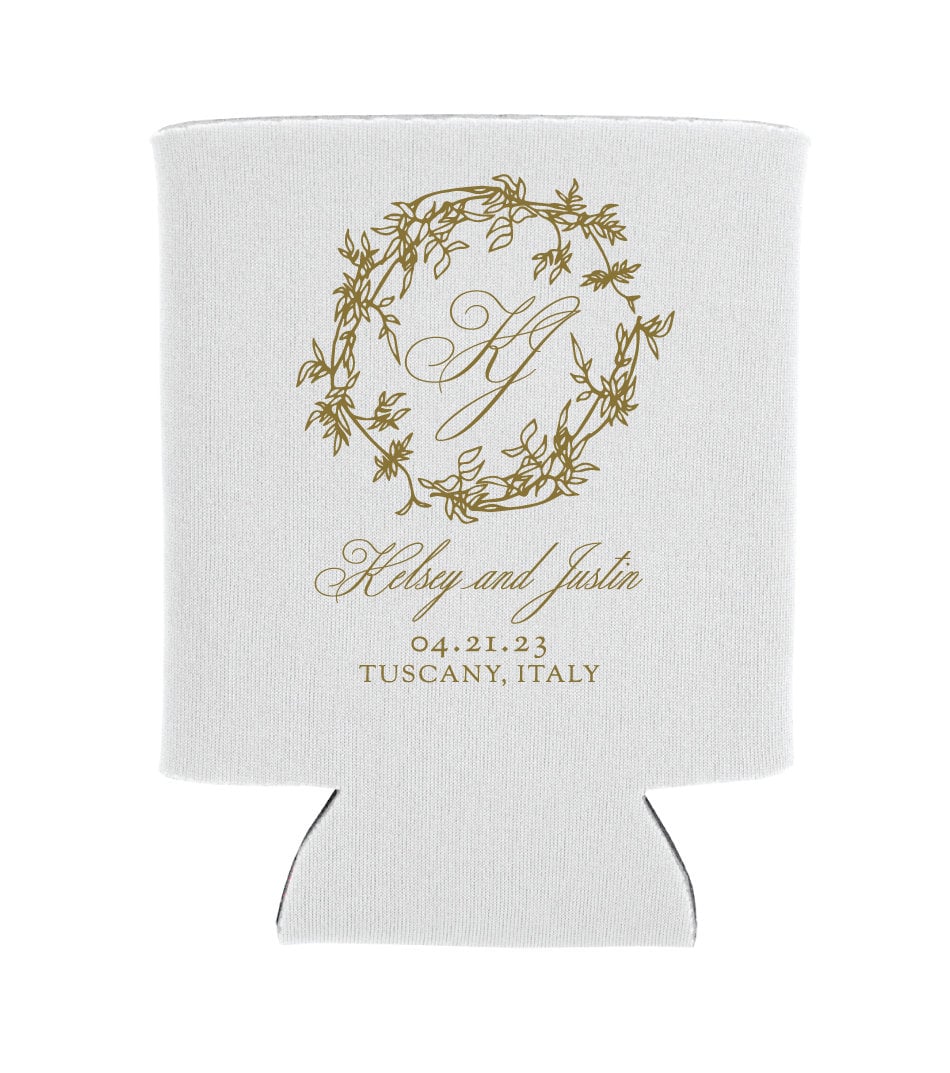 Personalized Wedding Can Coolers