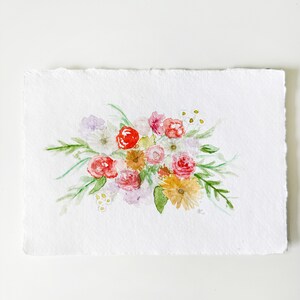 Floral Watercolor Bouquet 02