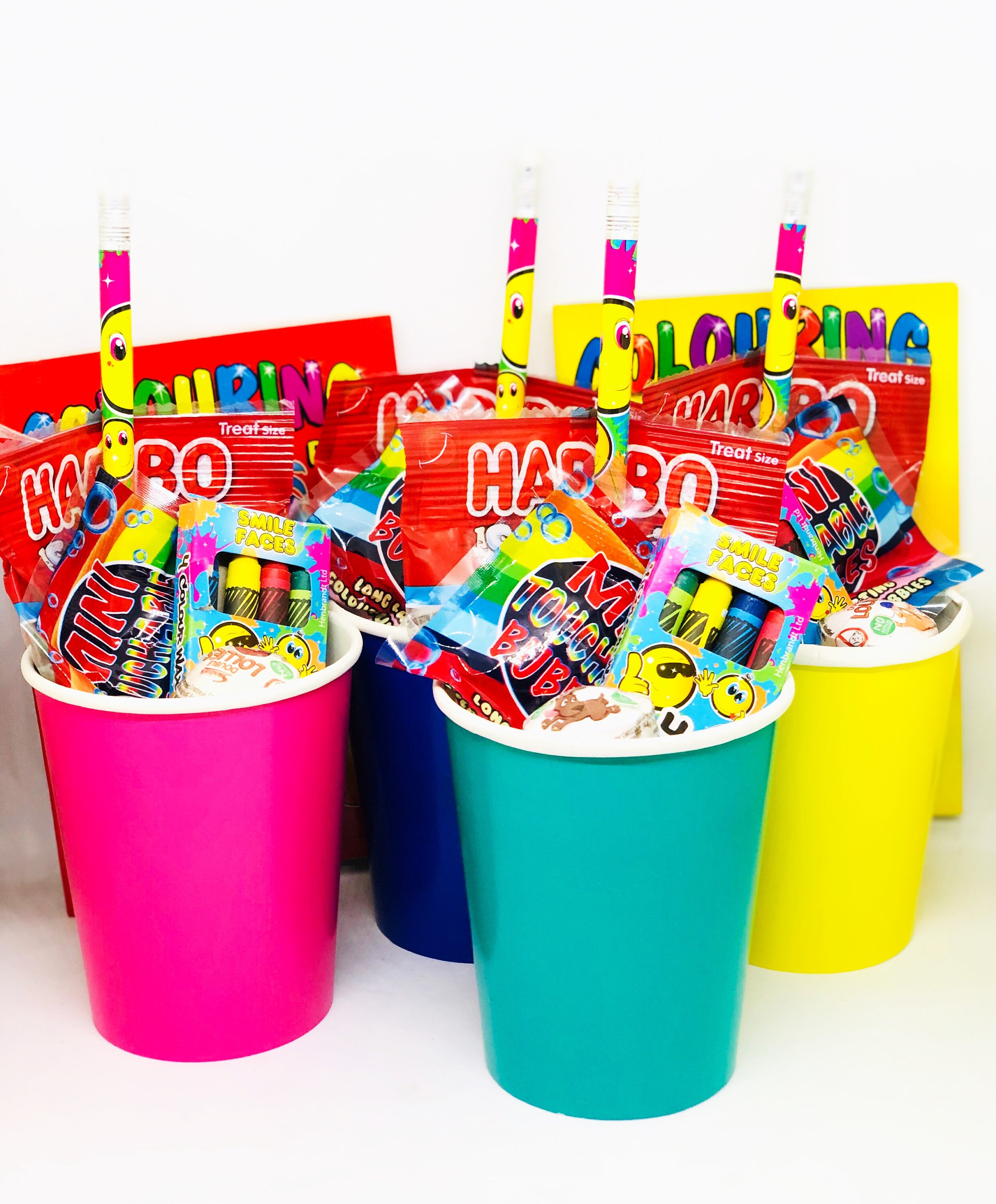 20 X Kid's Pre Filled Party Bags Kids Goodie Cups for Etsy UK