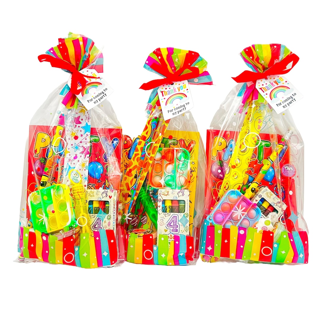 Kid's Pre Filled Rainbow Birthday Party Bags/ Younger Children's Goodie — free download
