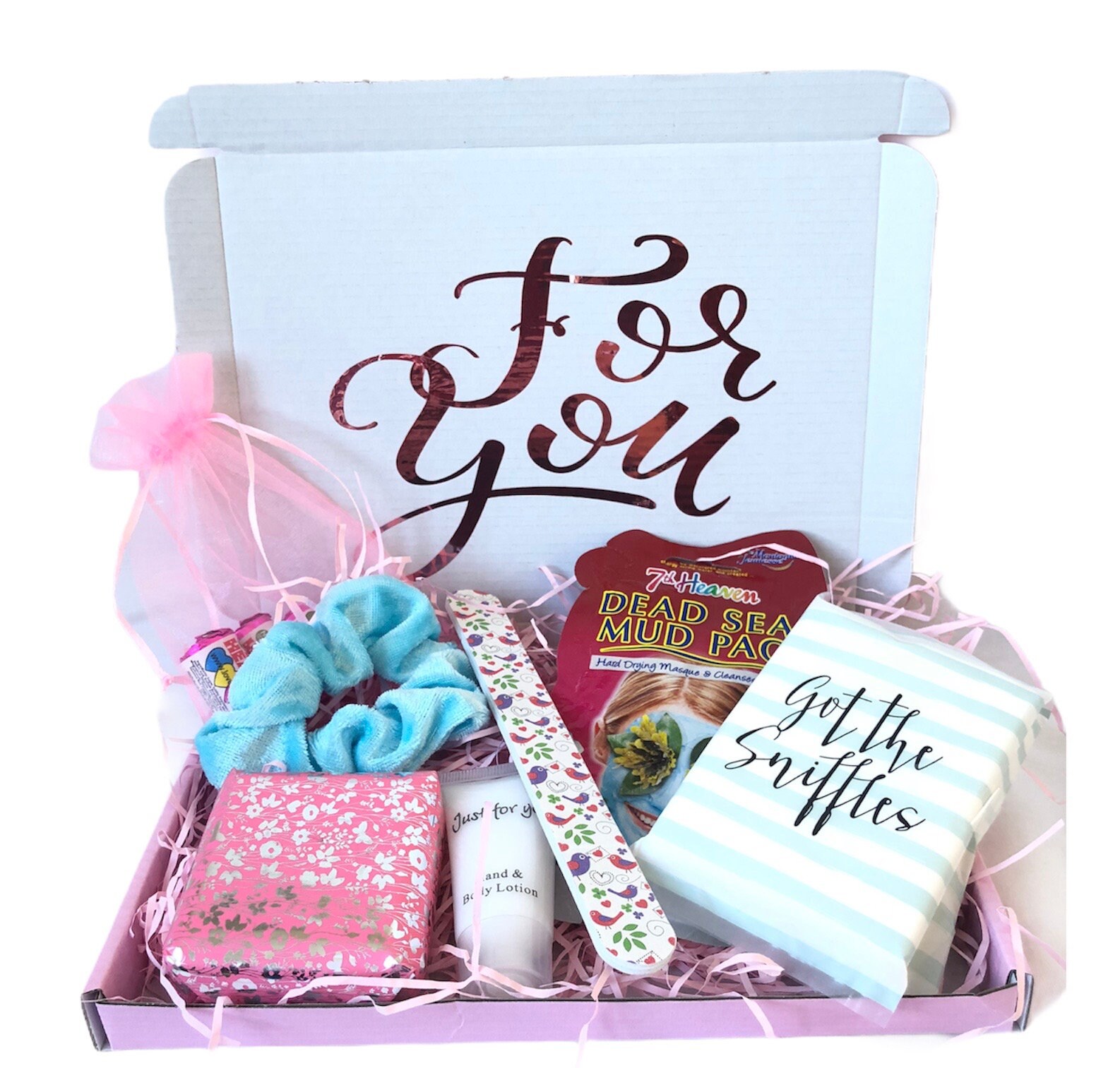 Personalised Pamper Gift Box Pamper Filled Gift BoxGirls Etsy