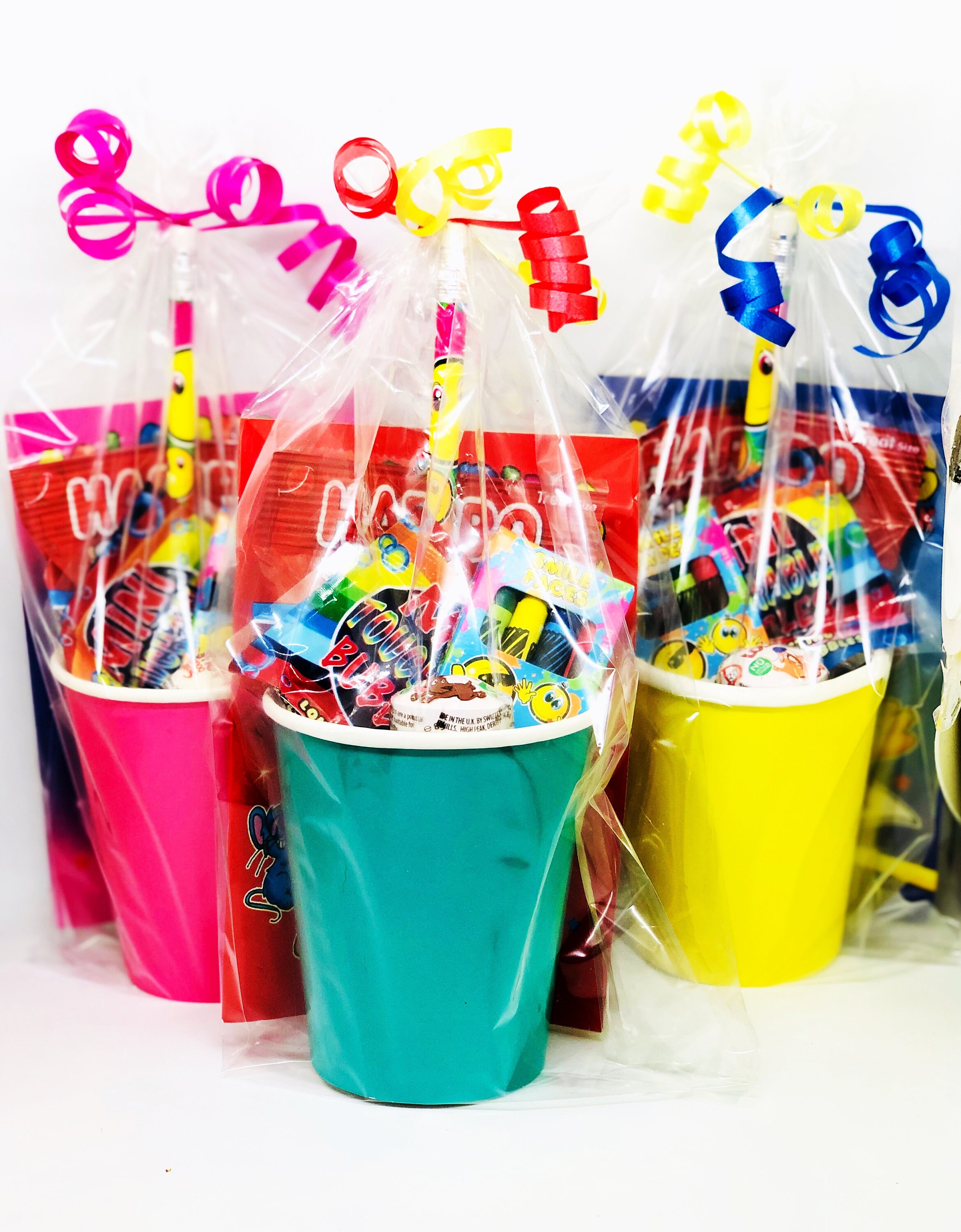20 X Kid's Pre Filled Party Bags Kids Goodie Cups for Etsy UK