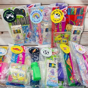 Children’s Ready Filled Birthday Party Bags/ Kid’s Pre Filled Gift Bags