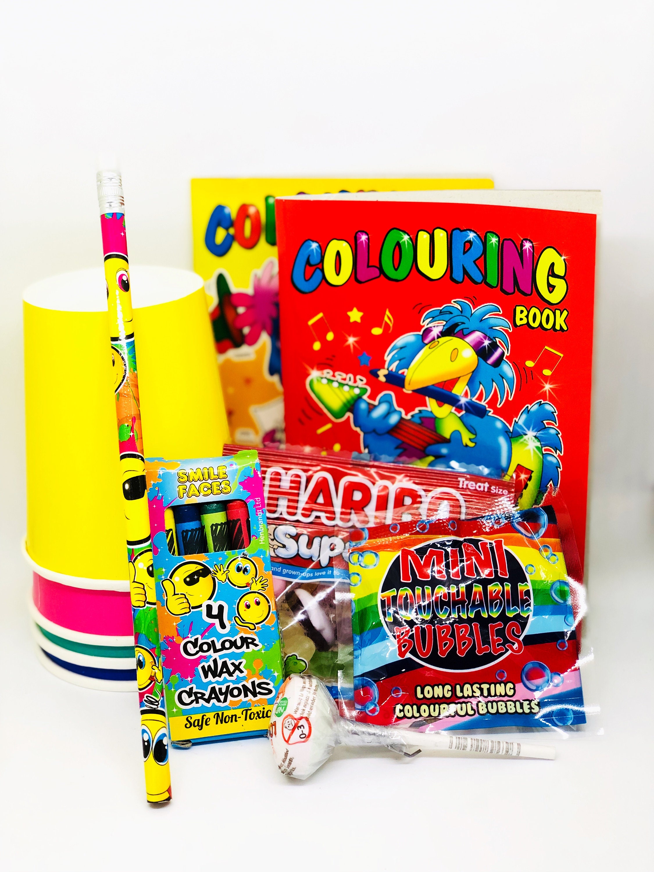 20 X Kid's Pre Filled Party Bags Kids Goodie Cups for Etsy UK