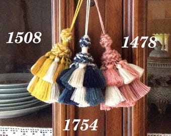 big tassel handmade in italy antique furniture curtain drapery vintage style home decor shabby chic varius color tuscany style