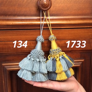 big tassel handmade in italy antique furniture curtain drapery vintage style home decor shabby varius color tuscany style