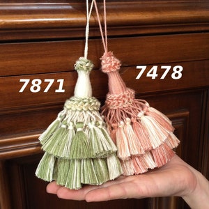 big tassel handmade in italy antique furniture curtain drapery vintage style home decor shabby varius color tuscany style