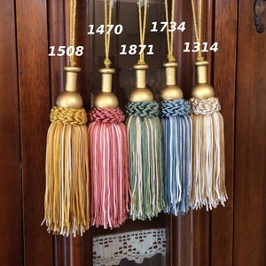 Big Tassel Handmade in Italy Antique Furniture Curtain Drapery Vintage