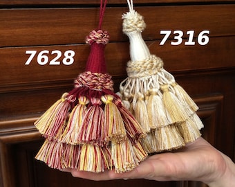 nappa fiocco chiave tassel vintage decorazione mobili antichi tende drappeggi made in italy grande fatto a mano