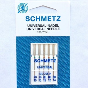 Universal 70-90 Schmetz aiguilles de machine à coudre mélangées