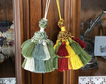 big tassel handmade in italy antique furniture curtain drapery vintage style home decor shabby chic varius color tuscany style