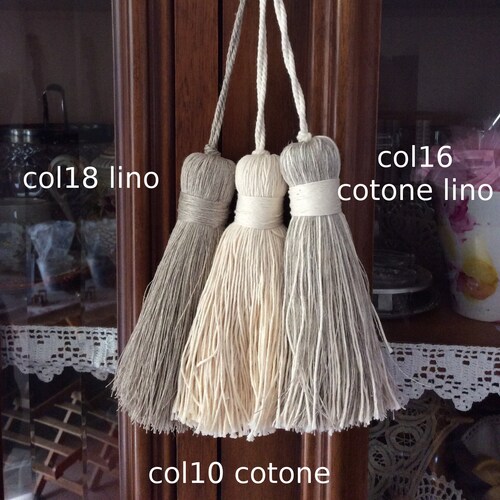 Short Key Tassel Antique Furniture Curtain Tassel Vintage Etsy