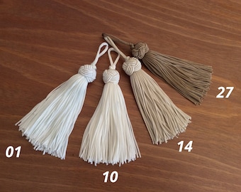 nappa fiocco chiave tassel vintage decorazione mobili antichi tende drappeggi made in italy grande fatto a mano