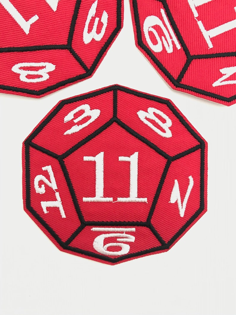 Patch Dice Role Play Gamespatches Embroidered Board Game Etsy UK
