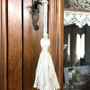 1 nappa fiocco chiave fatto a mano made in Italy decorazione per mobili antichi tende tendaggi drappeggi vintage lusso elegante regalo casa immagine 10