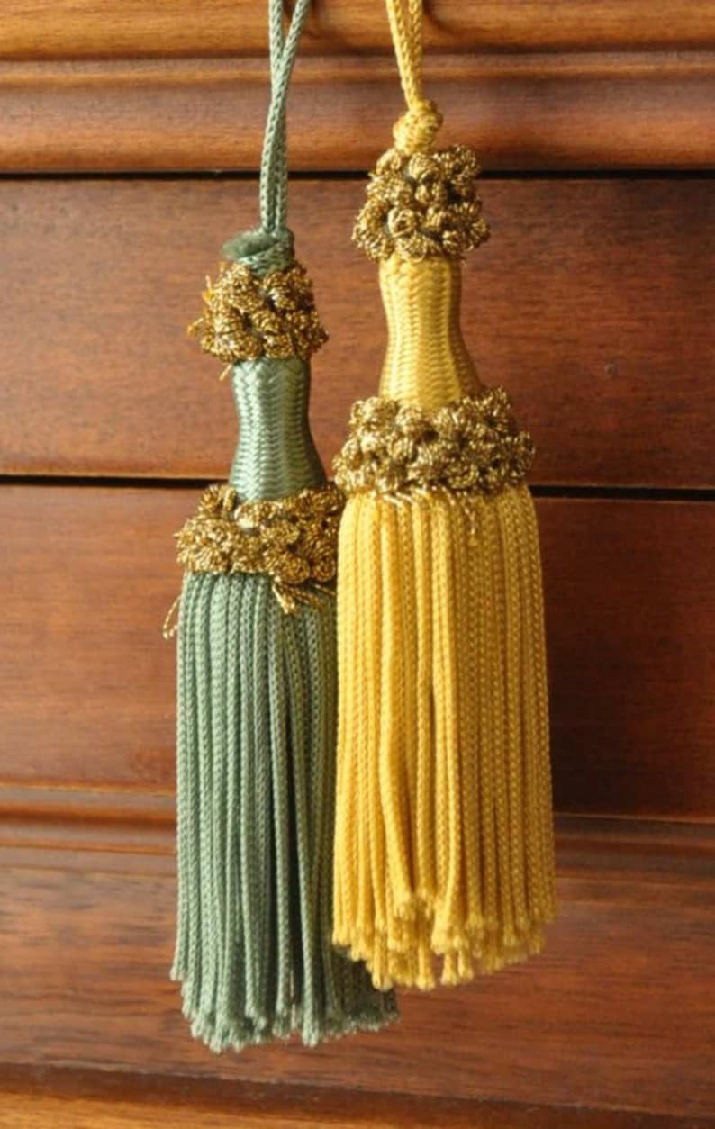 Tassel Handmade in Italy Antique Furniture Curtain Drapery Etsy Canada