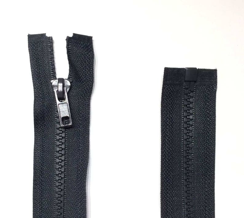 Jacket Open Ended One End Plastic Chain Zipper 5 Sewing Etsy