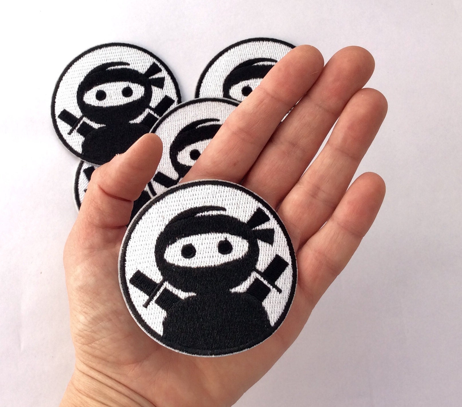 Iron-on Ninja Warrior Diy Embroidery Patches Manga Japanese Applique for  Kids - Etsy Israel