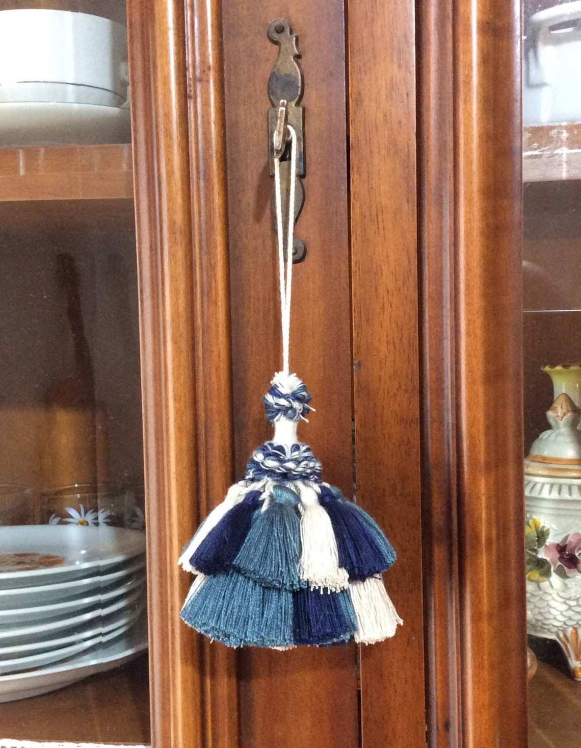 20 Nappe In Iuta Naturale 5.4 Pollici - Nappe Colorate Fatte A Mano Per Decorazioni Fai Da Te E Artigianato - Foto 2