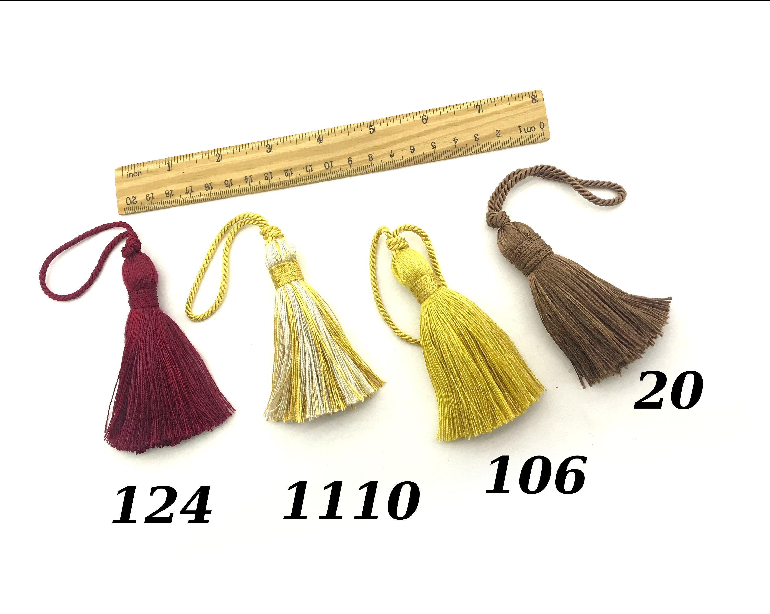 1 key tassel decorative handmade made in italy antique Etsy