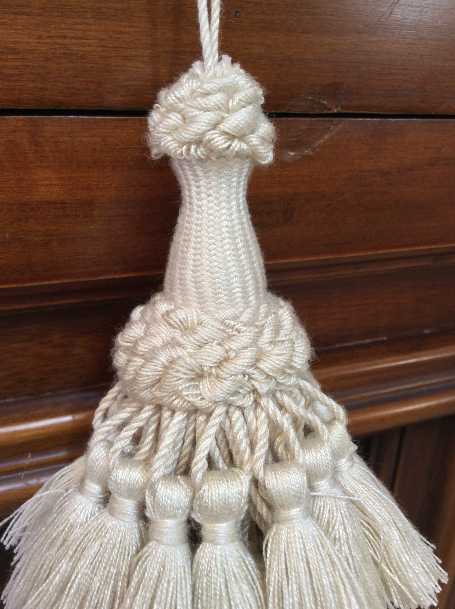 Nappina Con Fiocco Per Chiavi Armadio - Tripolino Elegante, 25 Cm Di Altezza, Colore Rosso - Foto 7