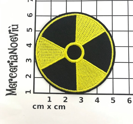 Gestickte Patches Zum Aufbügeln Patch Nuklear Radioaktive Strahlung Nuclear 