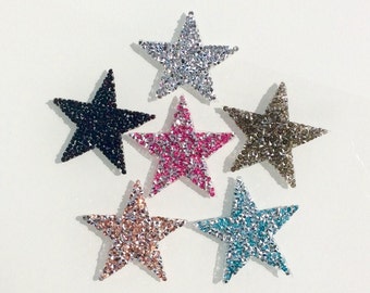 Patch Paillettes A Forma Di Stella Marina E Conchiglia - Fai Da Te Per Vestiti
