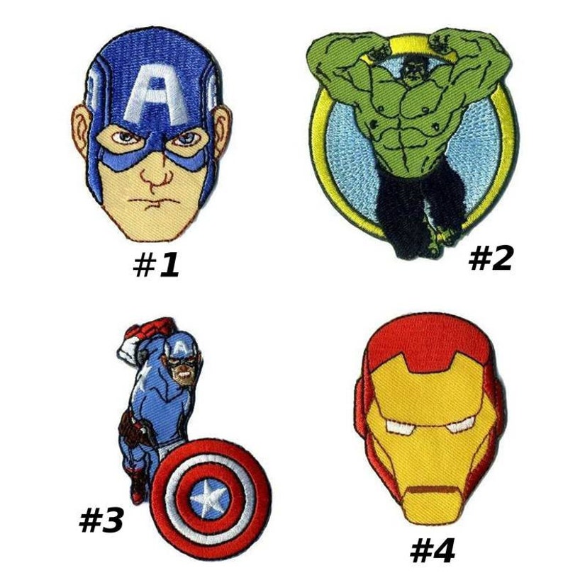 Marvel Avengers Ironman Super-héros brodé Appliques Patch Coudre//Fer Sur