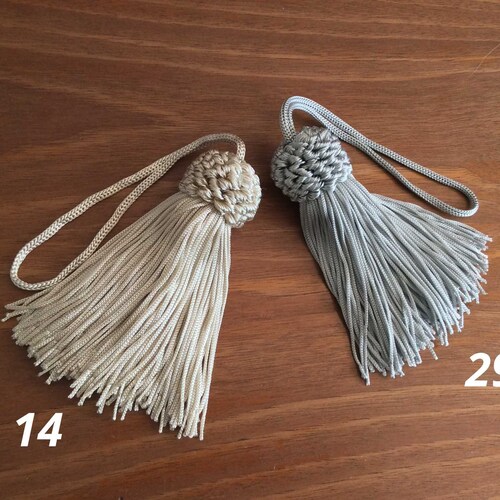 Handmade Satin Tassel Made in Italy Antique Furniture Curtain Etsy