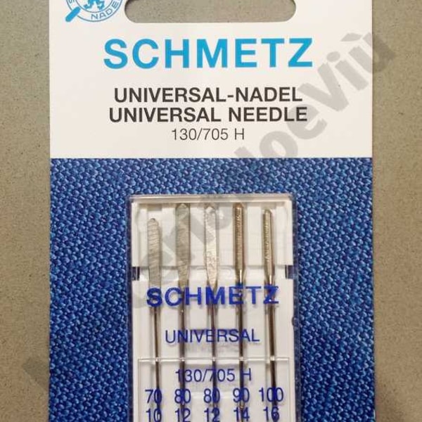 Universal sewing machine needles 70-100 Schmetz