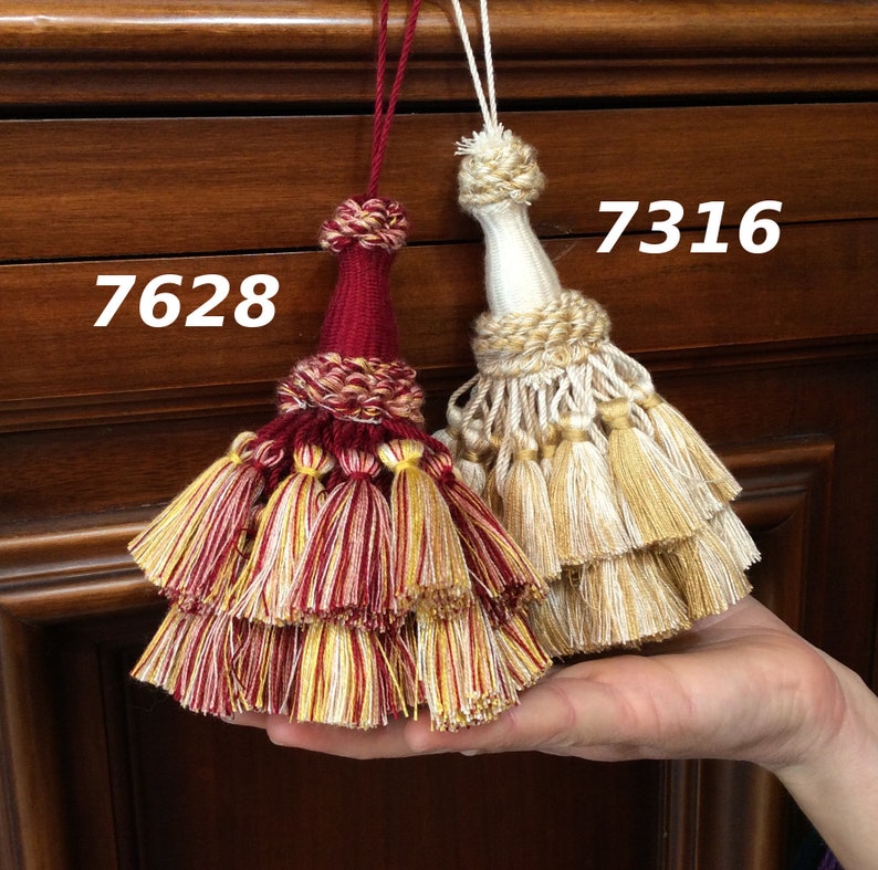 big tassel handmade in italy antique furniture curtain drapery vintage style home decor shabby varius color tuscany style image 1