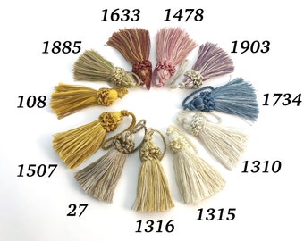 1 key tassel decorative handmade made in italy antique furniture curt.ain drapery vintage style home decor ,luxury tent elegant gift for her