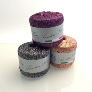 Extra Soft Eyelash Yarn, Metallic Art Eyelash Yarn, Embellishment Yarn,  Shimmer Fancy Threads for Decoration, Shimmer Thread 